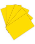 Carton de Bricolage 700 x 1000 mm - Jaune Banane - 300 g/m² FOLIA Lot de 10