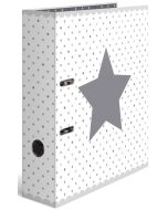 Classeur à levier - Dos de 70 mm - Motifs étoilés - Pointillés HERMA Stars