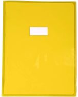 Protège-cahier - 240 x 320 mm - Jaune transparent : CLAIREFONTAINE Cristalux Visuel