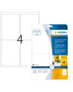Étiquettes adhésives - Transparente - 99,1 x 139 mm HERMA 8019 Signaletique