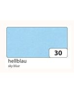 Papier transparent - Bleu Clair - 700 mm x 1 m : FOLIA Image