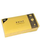 Serviette de table Cocktail - 24 x 24 cm - Jaune PAP STAR 