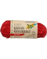 Pelote de Raphia - Rouge Pur : FOLIA Photo