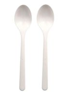 Fourchettes jetables en Bioplastique - Blanc PAP STAR Pure Lot de 100