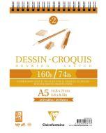 Bloc de 50 feuilles de papier à dessin A4 CLAIREFONTAINE