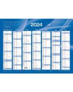 EXACOMPTA Agenda de la Banque 2024 - 1 volume - 160 x 340 mm 38581E