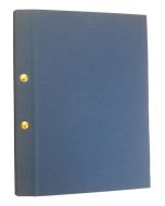 ELVE D91 Reliure d'archives de Notaire - Bleu Classeur à vis