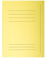 EXACOMPTA  Chemises imprimées à 3 rabats - Jaune (Classement)