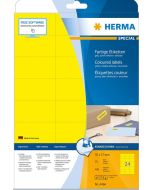 4466 HERMA  Étiquettes adhésives - Multi-usages - 70,0 x 37,0 mm. - Jaune