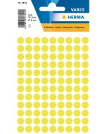 Etiquettes adhésives rondes - 8 mm - Jaune fluo HERMA Image