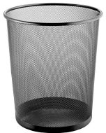 Corbeille à Papier 23 litres en métal - Noir HELIT The circle network