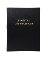 EURL Registre des Décisions de l'associé unique modèle