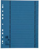 Photo OXFORD : Intercalaires en carton - 240 x 300 mm - Bleu 