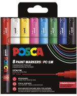 Marqueur peinture Posca PC 5M Métal - Assortiment Pastel POSCA