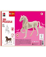 Photo Puzzle 3D en bois - Cheval MARABU KIDS