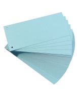 Photo Intercalaires en carton - 240 x 105 mm - Bleu : HERLITZ Lot de 100 réf. 10843480