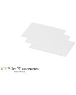 Photo POLLEN : Carte de papier Blanc irisé - Format 70 x 95 mm 11287C