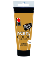 Photo Peinture acrylique mat Or - MARABU AcrylColor  de 100 ml