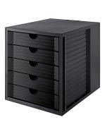 Photo Module de classement - 5 tiroirs fermés - Noir : HAN KARMA