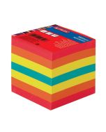 Photo Bloc notes cube de feuilles - Multicolore - 90 x 90 mm : HERLITZ 146092 