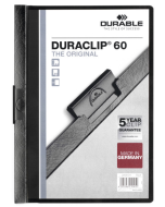 Photo Chemise de présentation A4 à clip - Noir (DURABLE 2238-01)