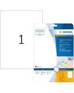 Photo Étiquettes adhésives résistantes - 210 x 297 mm - Transparent HERMA
