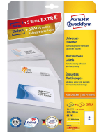 Photo Étiquettes adhésives - 210 x 148 mm - Blanc AVERY Lot de 60