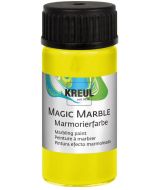 Photo Peinture à marbrer Magic Marble - 20 ml - Jaune néon KREUL
