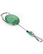 Photo DURABLE : Porte badges avec jojo - Vert transparent