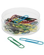 Photo 901 244599 - Boite de 25 trombones de bureau plastifiés - Assortiment couleur - 50 mm