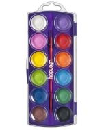 Photo Boîte de pastilles de gouache - 12 couleurs WONDAY