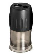 Photo Taille-crayons 2 trous - Plastique recyclé - Noir WONDAY Taill'Liberty