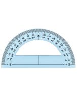 Photo Rapporteur géométrique en plastique incassable - 180 degrés WONDAY