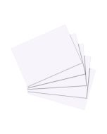 Photo Lot de 100 fiches Bristol unies - 74 x 105 mm - Blanc : HERLITZ 10621449