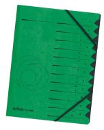 Photo Trieur à élastiques 12 compartiments - Vert HERLITZ Easy orga