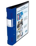Photo Classeur à 4 anneaux pour présentation Ergogrip - Dos 56 mm -Bleu 58 18003  WEDO