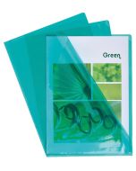 EXACOMPTA : Pochettes à coins A4 en pvc lisse - Vert