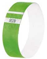 SIGEL : 120 bracelets d'identification Super Soft EB212 - Vert - Uni