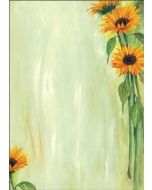 SIGEL DP694 : Lot de 25 feuilles de papier - Tournesols Papier de présentation