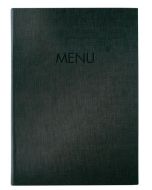 Chemise pour menu A4 en plastique - Anthracite SIGEL