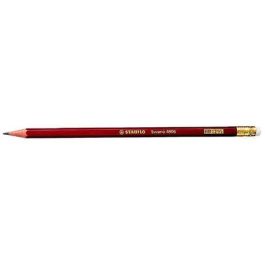 Crayon à papier avec gomme - Mine graphite HB STABILO Swano 306-HB