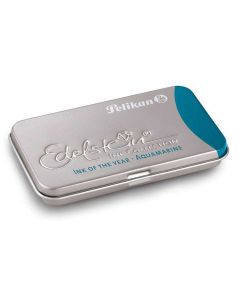 Photo Boite de 6 cartouches d'encre - Bleu Turquoise PELIKAN Edelstein Ink
