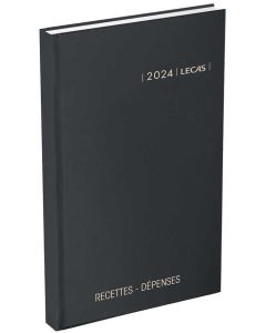 Couverture Agenda de Recettes/Dépenses 2024 - 140 x 220 mm LECAS