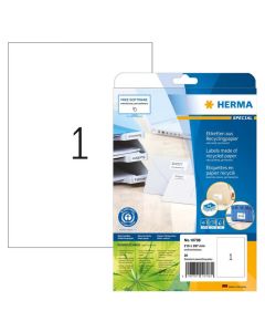Étiquettes auto-adhésives blanches - 210 x 297 mm HERMA Lot de 20
