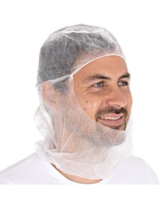 Cagoule astro PP Industry -  Taille unique - Blanc HYGOSTAR Lot de 100