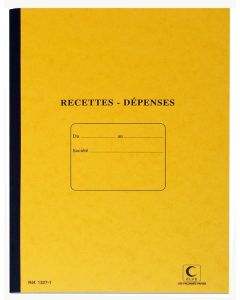Registre des Recettes et Dépenses - 297 x 210 mm ELVE 1327-1