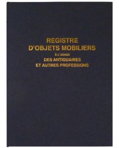Livre de police obligatoire pour antiquaires brocante 1413 ELVE