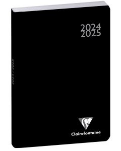 Agenda Scolaire 2024/2025 Work and After - Noir CLAIREFONTAINE modèle