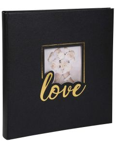 Photo Album photos livre - 290 x 320 mm - 300 photos - Noir EXACOMPTA Love Image