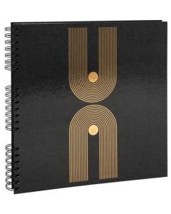 Album Photos Traditionnel 32 x 32 cm - 360 Photos - Noir EXACOMPTA Graphik